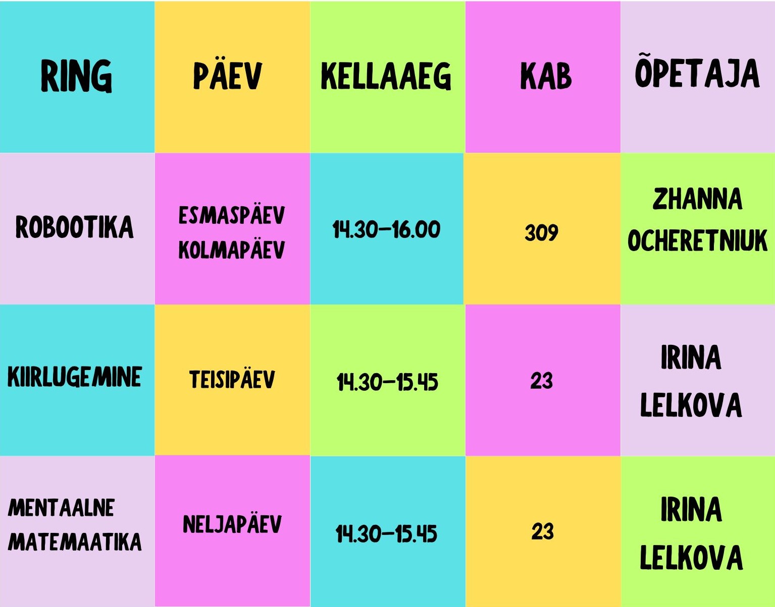 Huviringid 2023-2024. õppeaastal 3